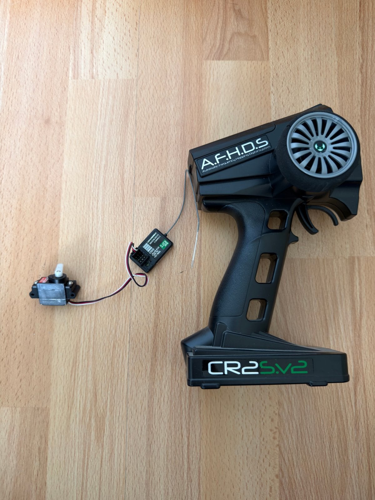 Absima CR2S V2 Controller met ontvanger en servo, Ophalen of Verzenden, Zo goed als nieuw, Onderdeel