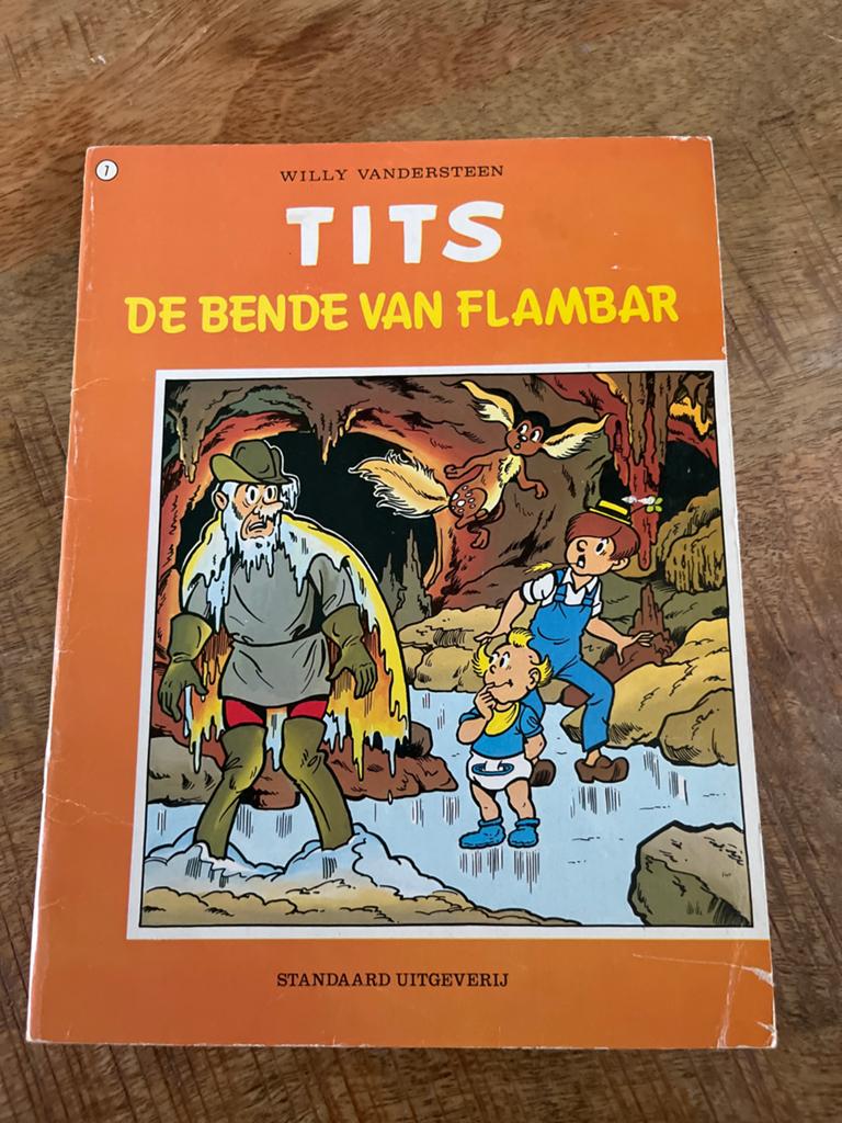 Tits: De Bende van Flambar - Willy Vandersteen, Eén stripboek, Ophalen of Verzenden, Zo goed als nieuw