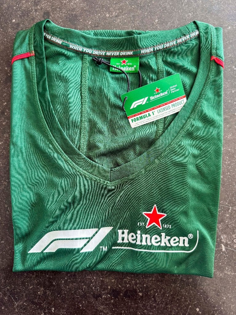 Org Heineken Grand Prix Formule 1 shirt maat Lady L, Verzenden, Nieuw, Formule 1