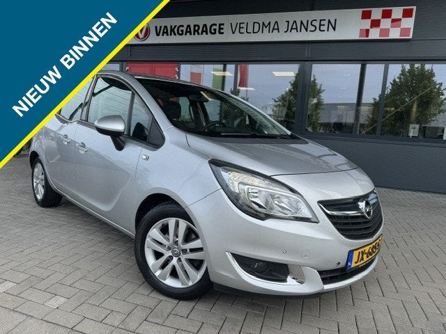 Opel Meriva 1.4 TURBO EDITION + AIRCO (bj 2015), Stof, Gebruikt, 4 cilinders, Bedrijf