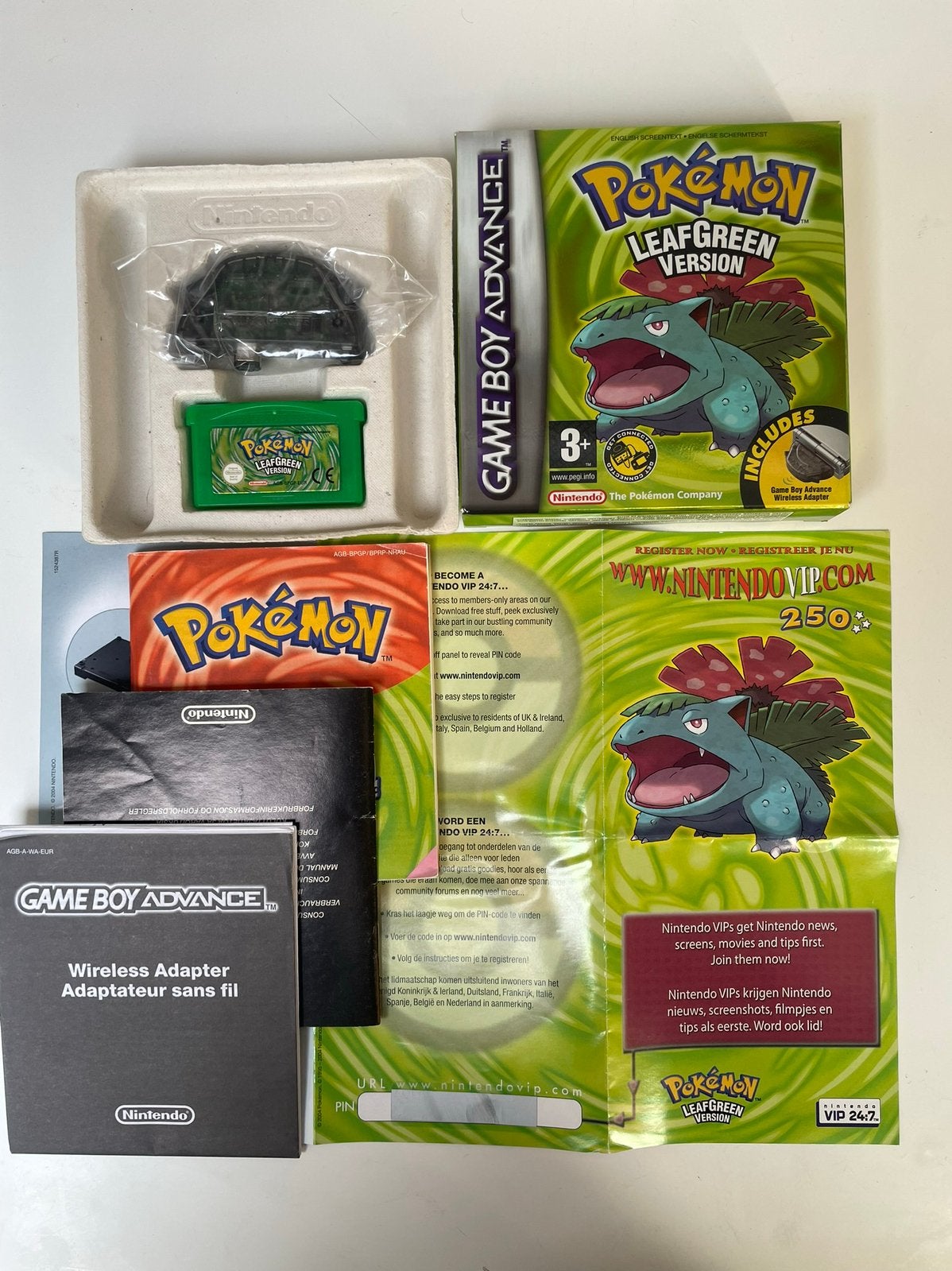 Pokemon Leafgreen gameboy advance, Ophalen of Verzenden, Zo goed als nieuw, Jongen of Meisje