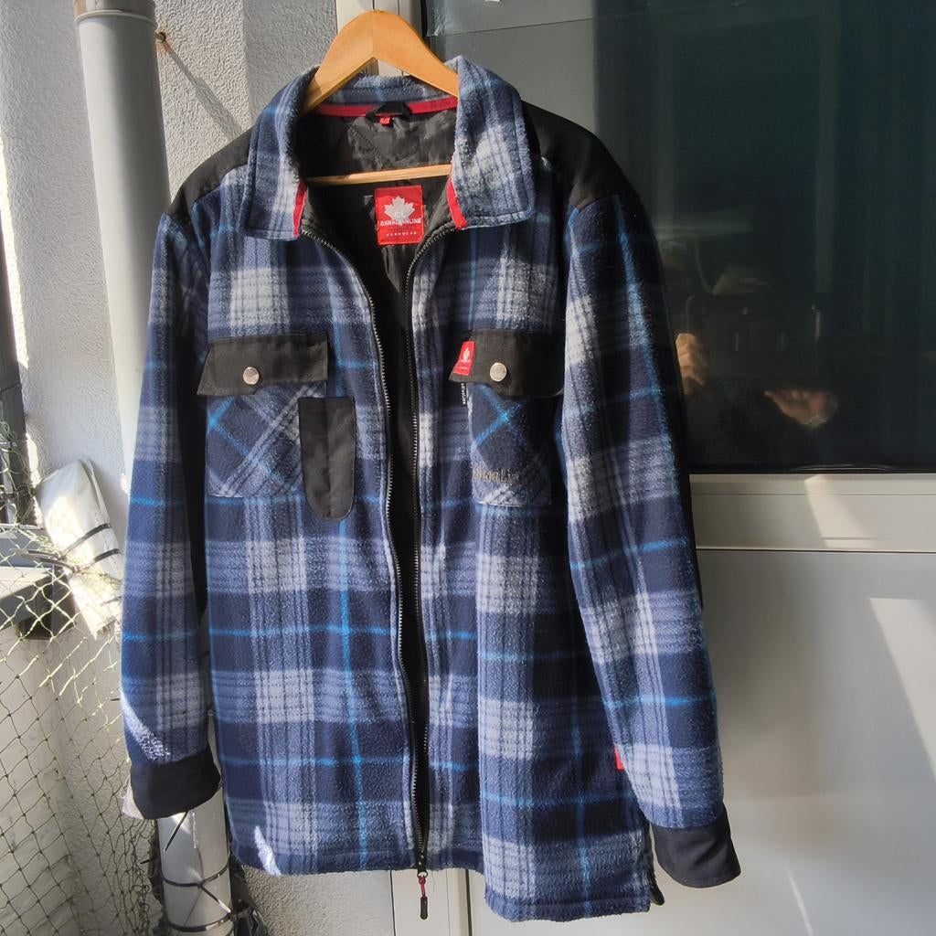 Houthakker Overhemd Heren Gevoerd - Maat XL, Kleding | Heren, Blauw, Houthakker, Ophalen of Verzenden, Gedragen
