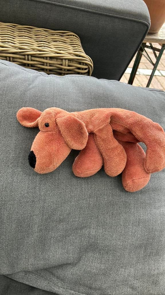 Happy horse badstof hond 1996, Kinderen en Baby's, Speelgoed | Knuffels en Pluche, Happy Horse, Zo goed als nieuw, Klein (minder dan 20 cm)