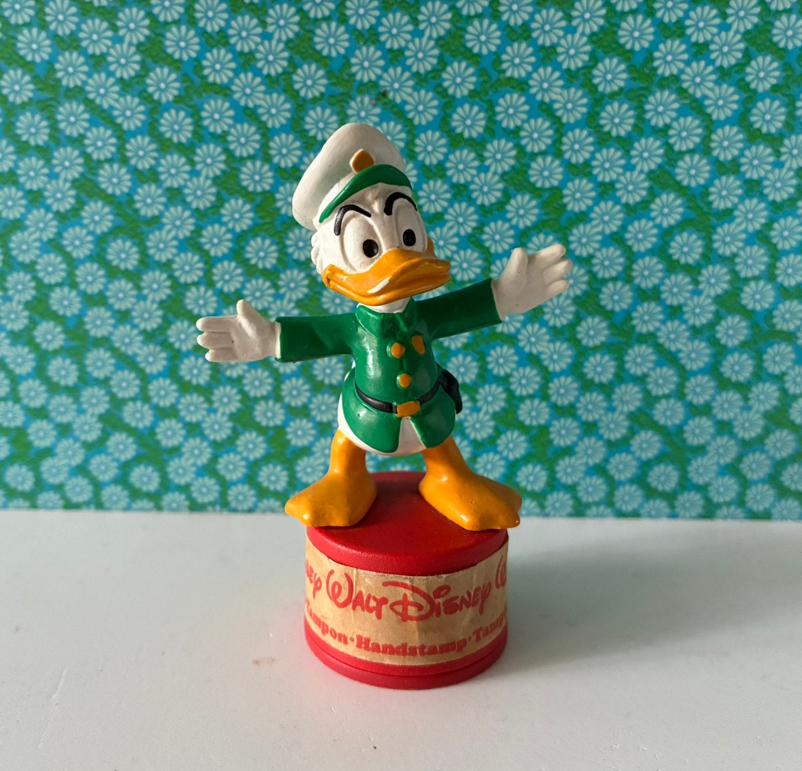 Vintage Bully Donald Duck stempel, Verzamelen, Poppetjes en Figuurtjes, Gebruikt, Ophalen of Verzenden, Nvt, Nvt