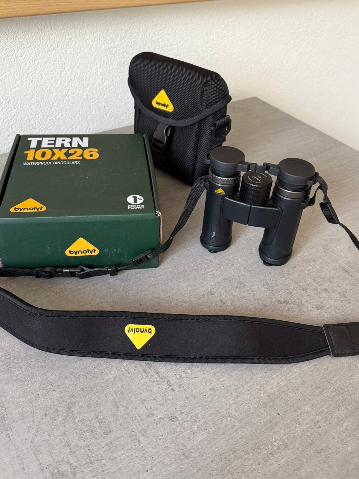 Bynolyt tern 10x26. Verrekijker ., Dakkant (recht), Ophalen of Verzenden, Zo goed als nieuw, 8 tot 12x