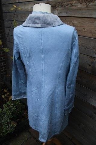 Jurk/ Jas blauw Bottega mt M/44 Vaste prijs AANBIEDING, Kleding | Dames, Blauw, Maat 42/44 (L), Ophalen of Verzenden, Zo goed als nieuw