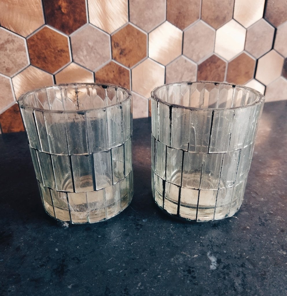 Nieuw: Riviera Maison Windlichten Glas, Nieuw, Ophalen of Verzenden, Landelijk, Wit