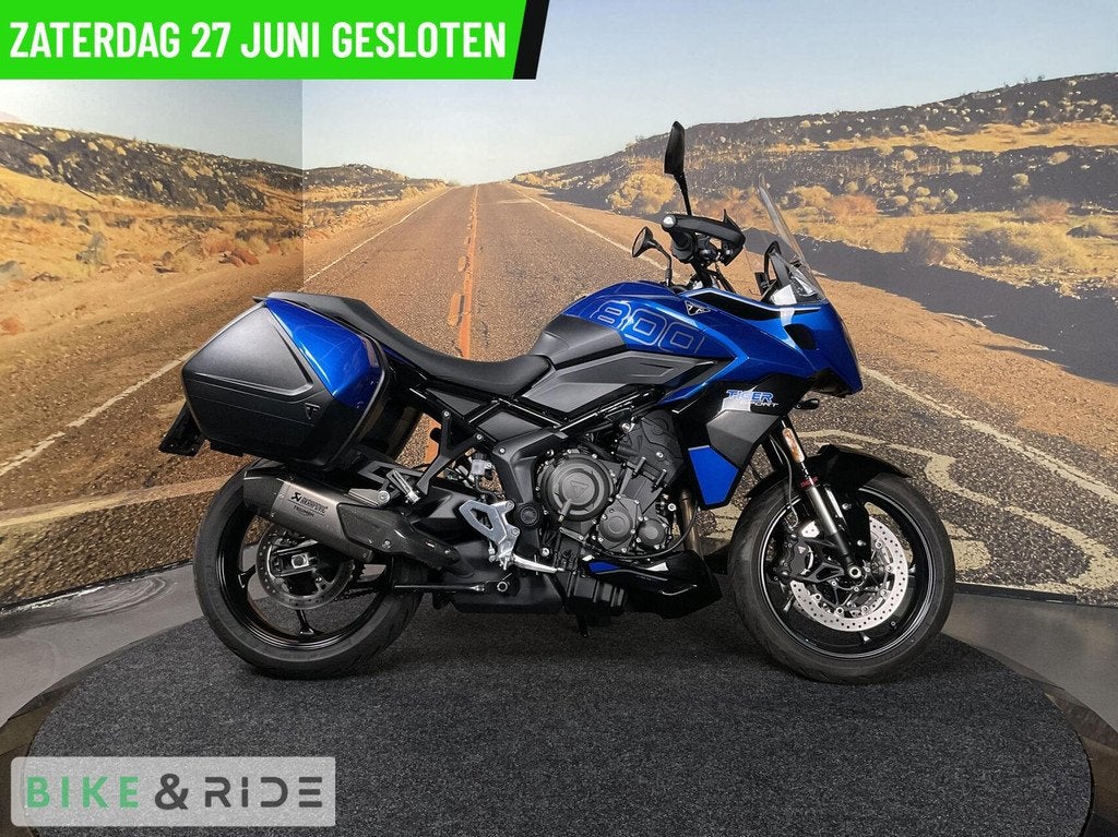Triumph Tiger Sport 800 - Akra - Zijkoffers, Triumph Motorcycles Benelux, Bedrijf, Meer dan 35 kW, Toermotor