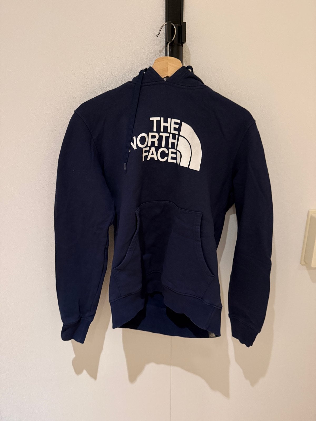 The North Face Hoodie - Donkerblauw, Kleding | Heren, Ophalen of Verzenden, Zo goed als nieuw
