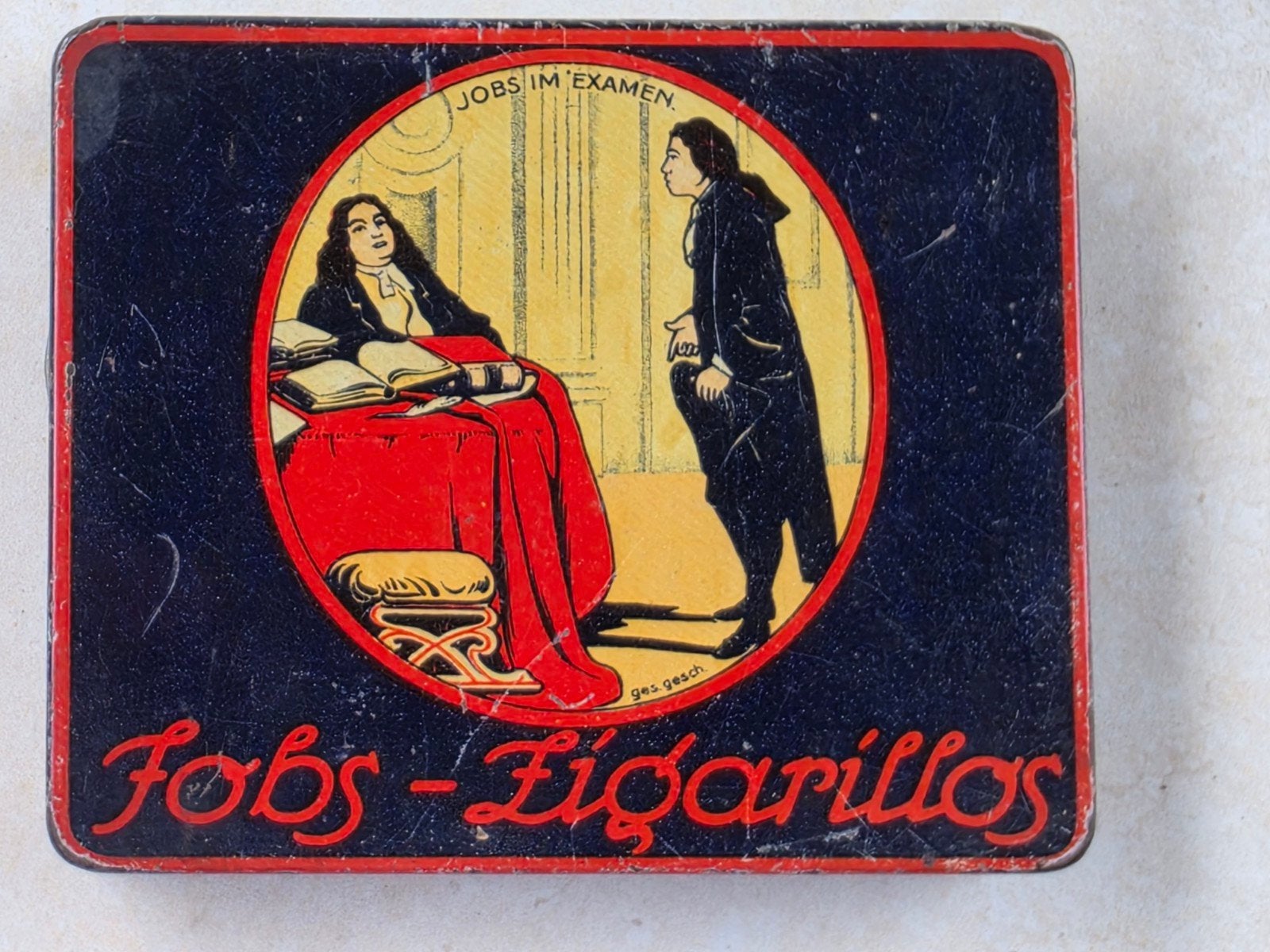 Jobs Cigarillos sigaren blik, Ophalen of Verzenden, Gebruikt, Overige