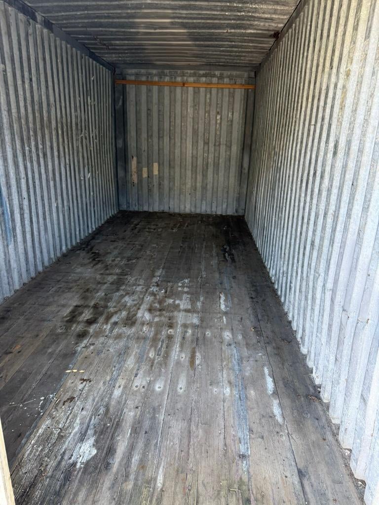20ft zeecontainer wit – gebruikt – wind- en waterdicht –, Ophalen