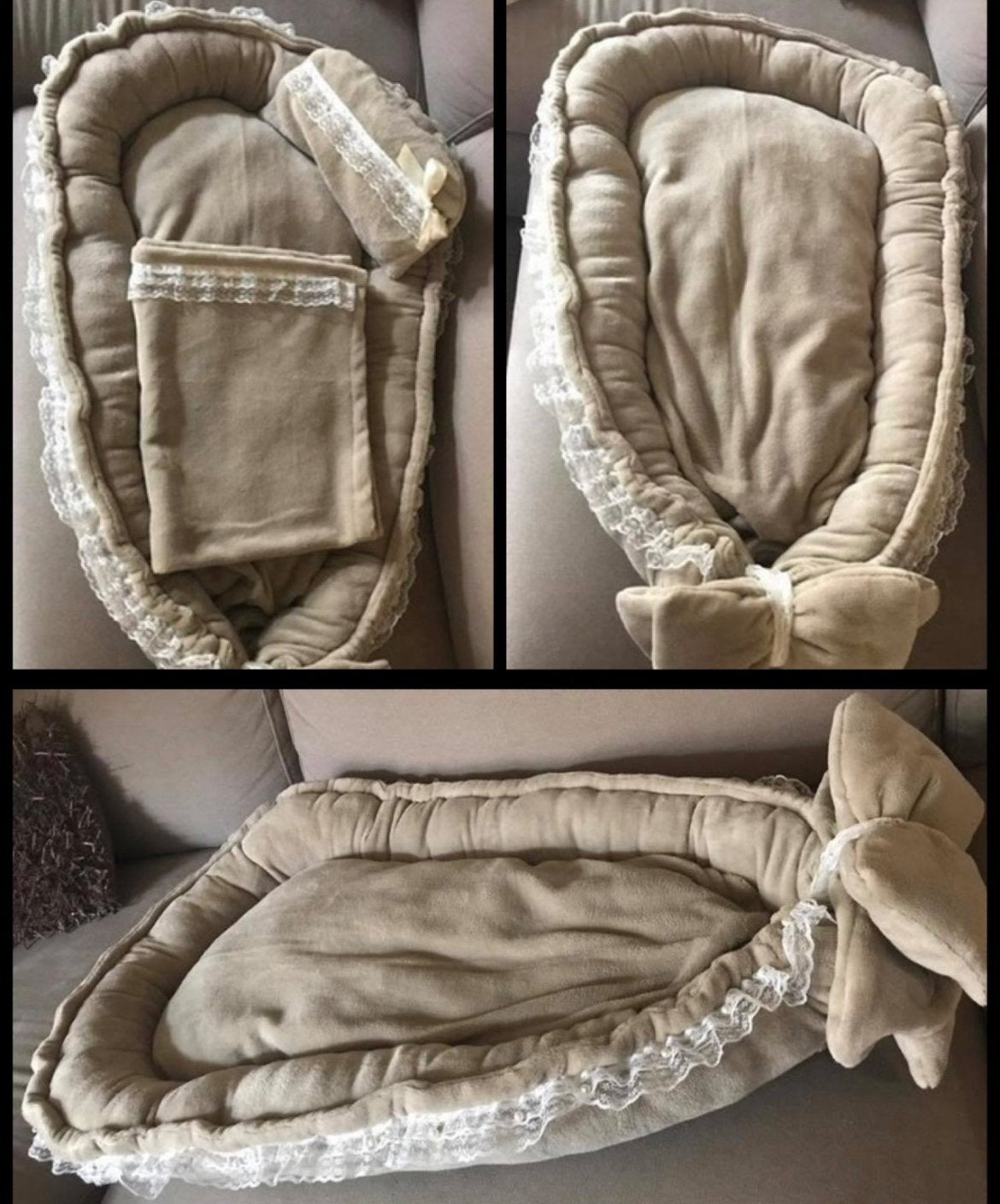 Babynest zandkleur, Ophalen of Verzenden, Gebruikt, Overige typen