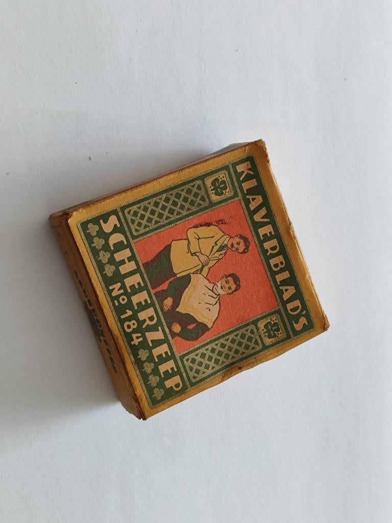 Klaverblad Scheerzeep No. 184 - Vintage Verzamelaarsitem, Verzamelen, Overige Verzamelen, Ophalen of Verzenden