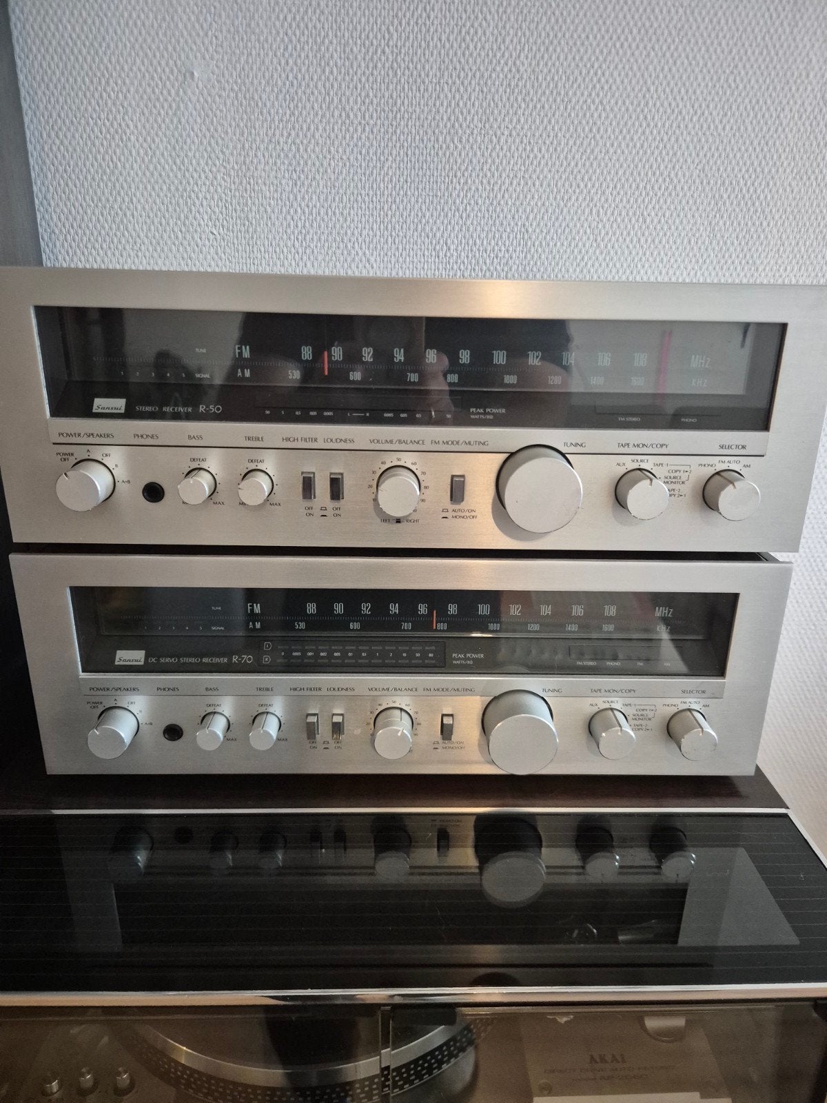 Vintage Sansui R-70 Stereo Receiver - Goede Staat, 60 tot 120 watt, Niet werkend, Stereo, Ophalen