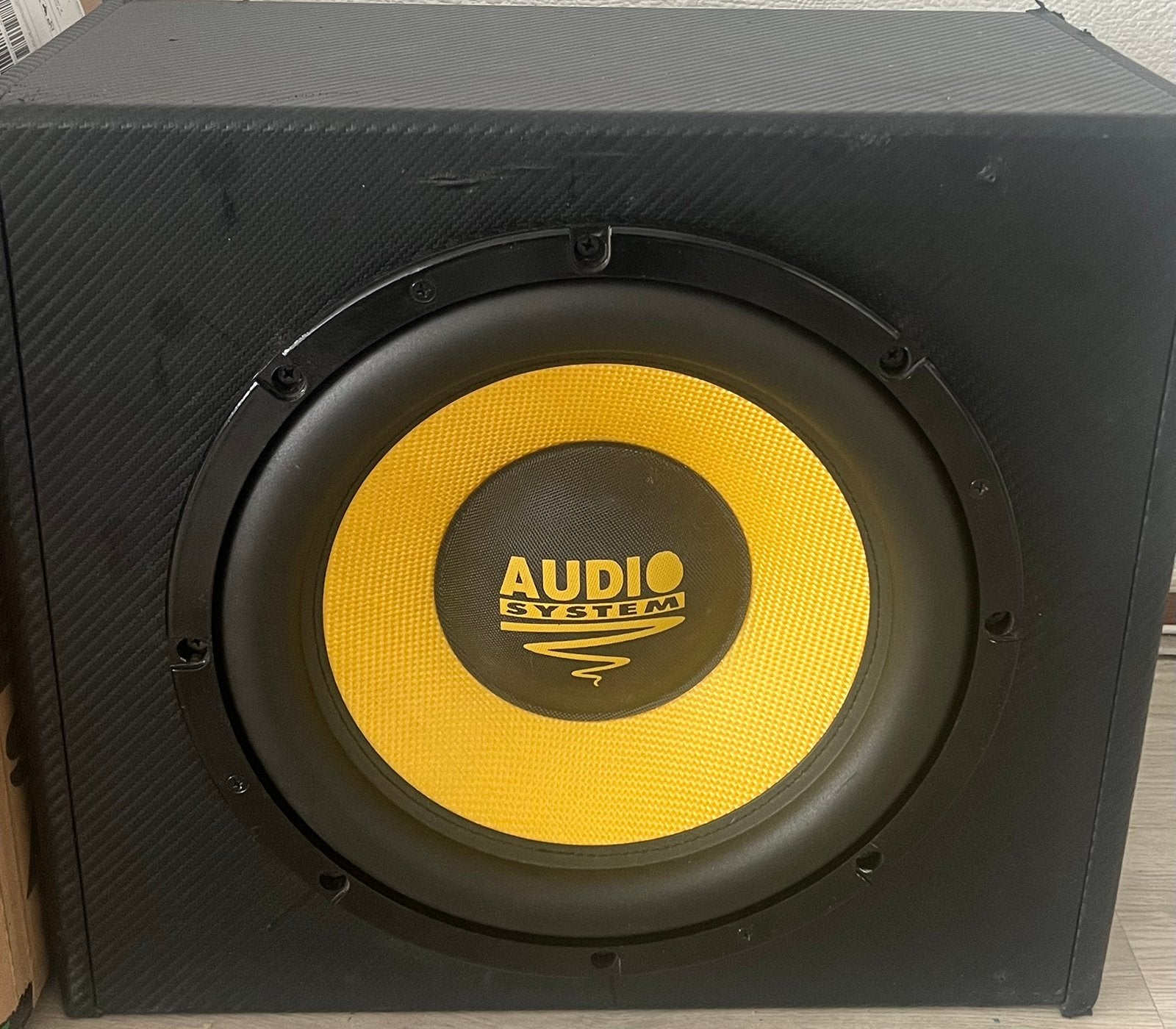 Audio System Subwoofer 600 watt rms, Ophalen of Verzenden, Gebruikt
