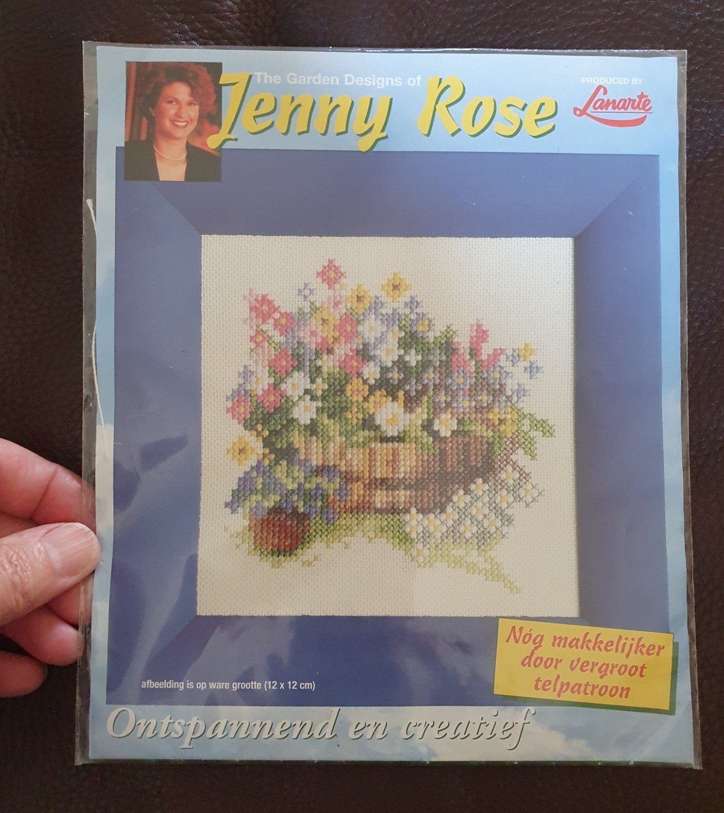 lanarte jenny rose nieuw borduurpakket bloemen ton, Verzenden, Nieuw, Borduurpakket