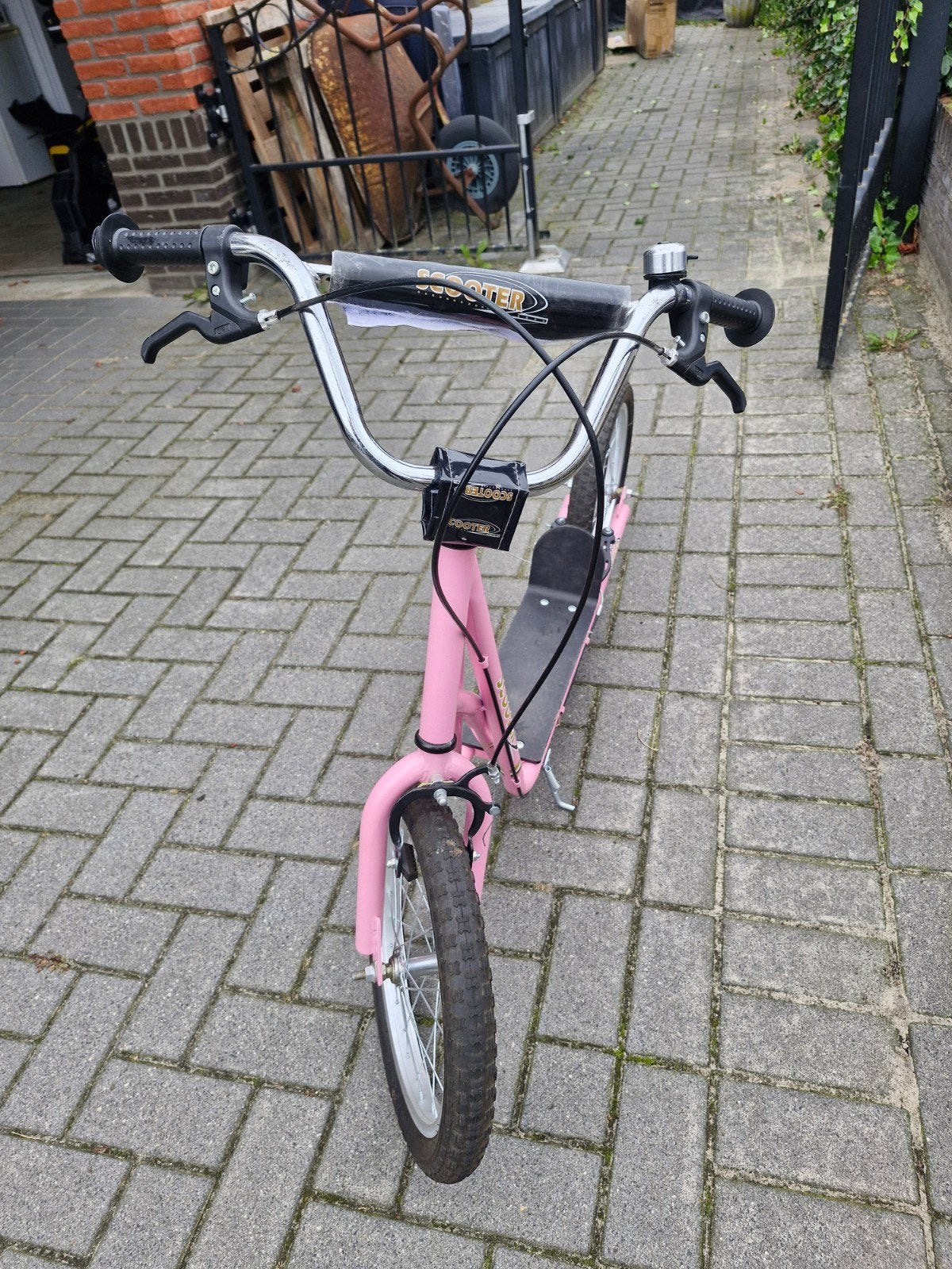 Roze step met handremmen - Scooter, Ophalen, Zo goed als nieuw, Gewone step, HOMCOM