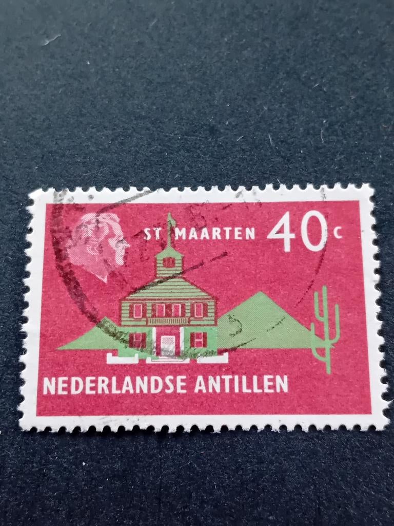 Postzegel Nederlandse Antillen St. Maarten 40c, Ophalen of Verzenden
