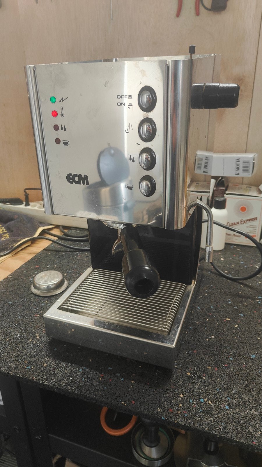 ECM Botticelli II, Ophalen, Espresso apparaat, Zo goed als nieuw, 2 tot 4 kopjes