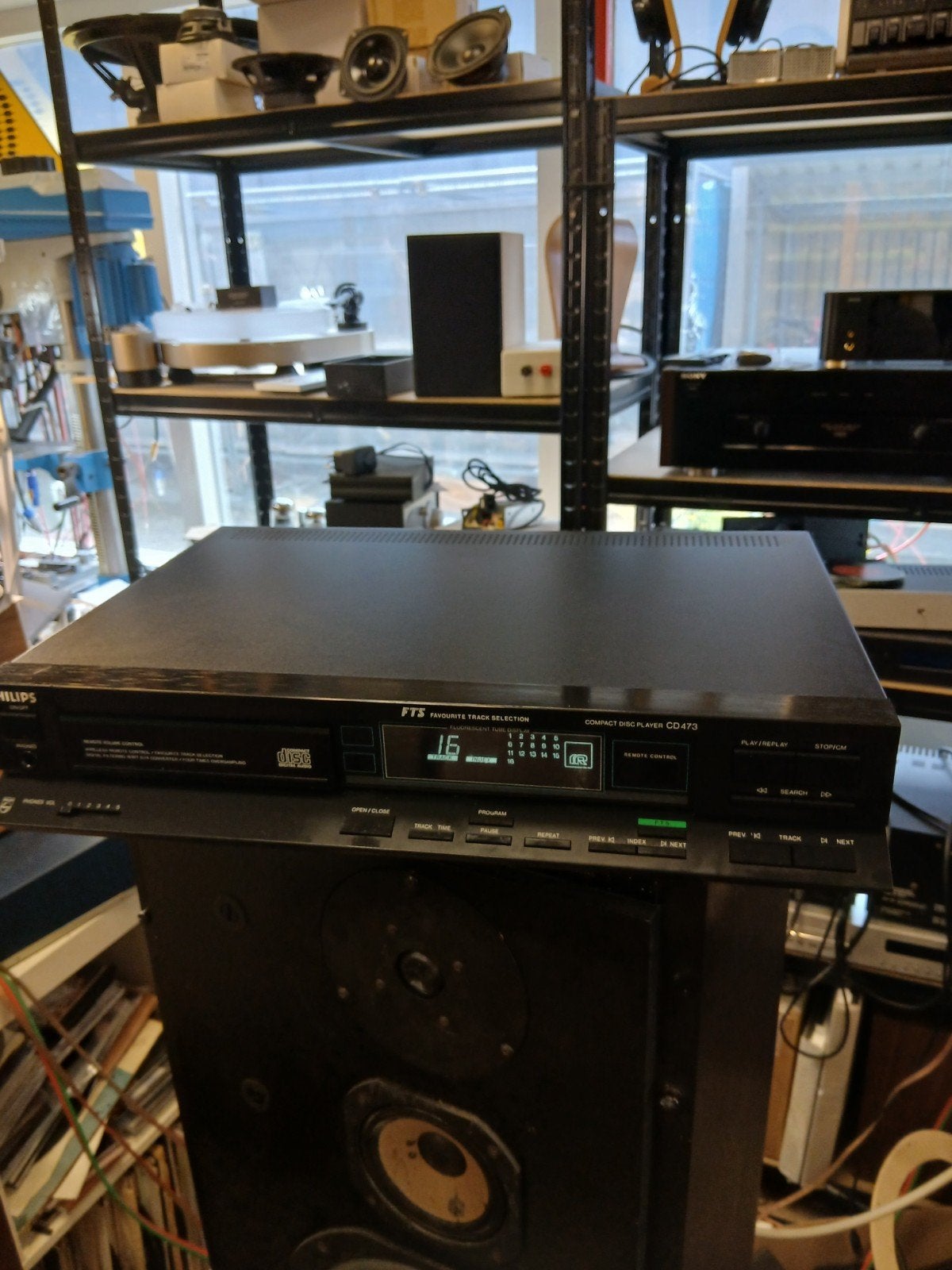 Philips CD Speler cd473, Ophalen, Zo goed als nieuw, Audio