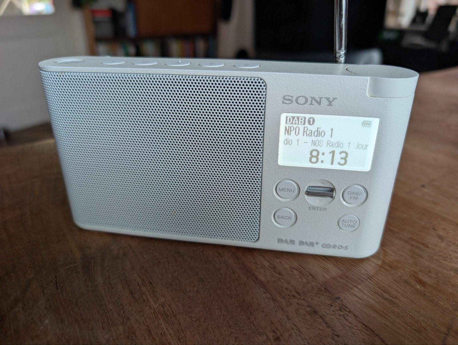 Sony XDR-S41D DAB/FM Radio - Wit, Ophalen of Verzenden, Gebruikt, Radio