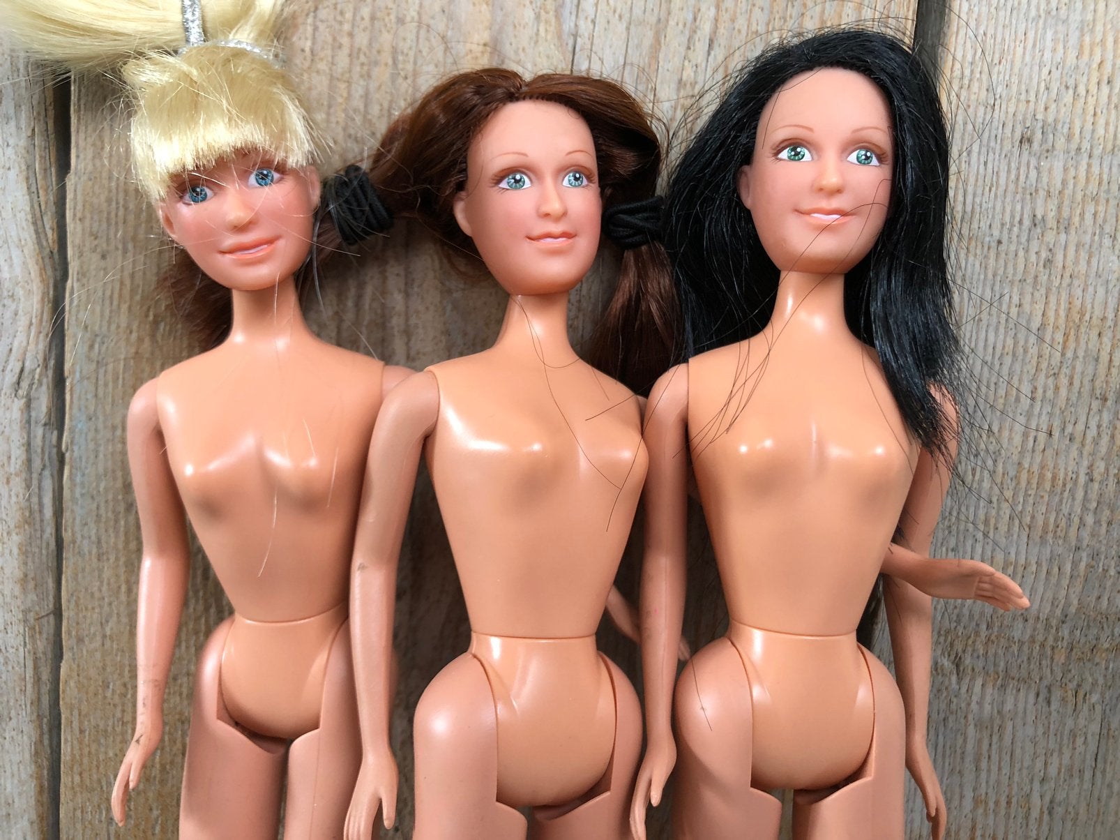 3 vintage K3 poppen, Ophalen of Verzenden, Zo goed als nieuw, Barbie