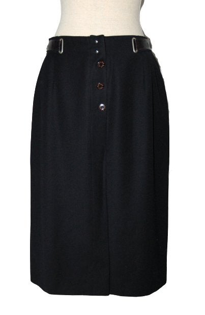 Les Copains rok, rokje, zwart, Mt. 38 / M, Kleding | Dames, Maat 38/40 (M), Zwart, Zo goed als nieuw, Onder de knie