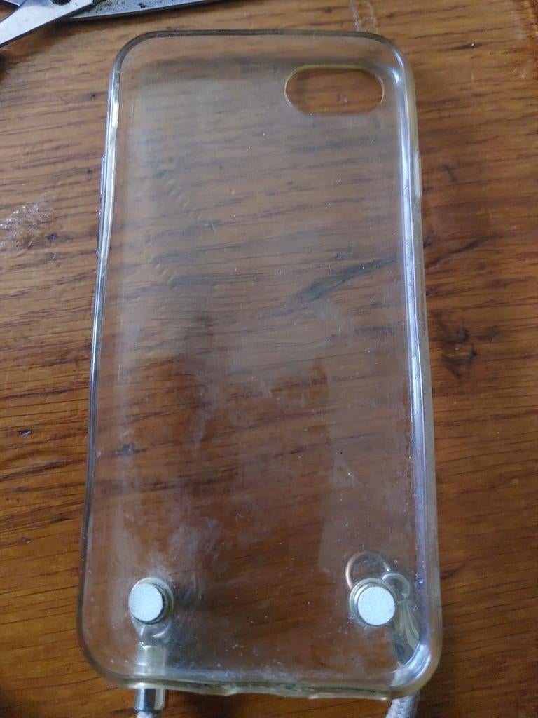 Transparant iPhone hoesje met koord op halen, Telecommunicatie, Mobiele telefoons | Hoesjes en Frontjes | Apple iPhone, Gebruikt