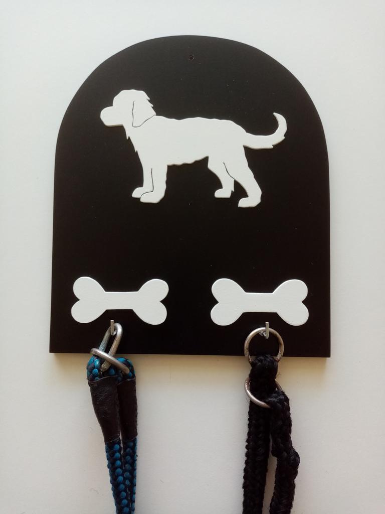 Labradoodle riemkapstokjes / wandbordjes, Ophalen of Verzenden, Nieuw, Hondenriem-accessoire