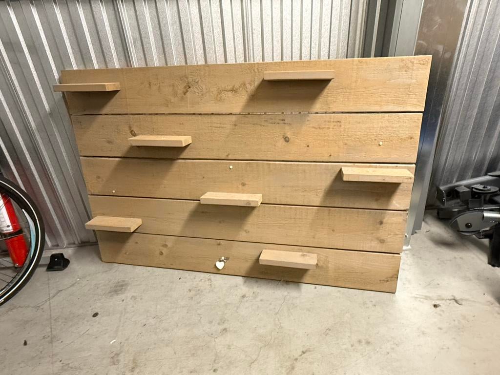 Wandbord steigerhout 160 bij 97 cm!!, Huis en Inrichting, Woonaccessoires | Wanddecoraties, Ophalen, Zo goed als nieuw, Wandbord of Wandpaneel