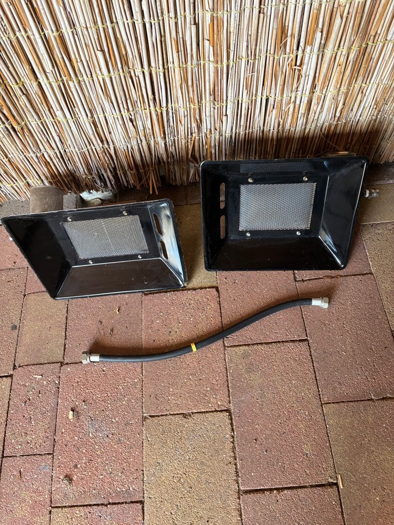 Terrasverwarmig op aardgas, Ophalen, Gebruikt, Gas