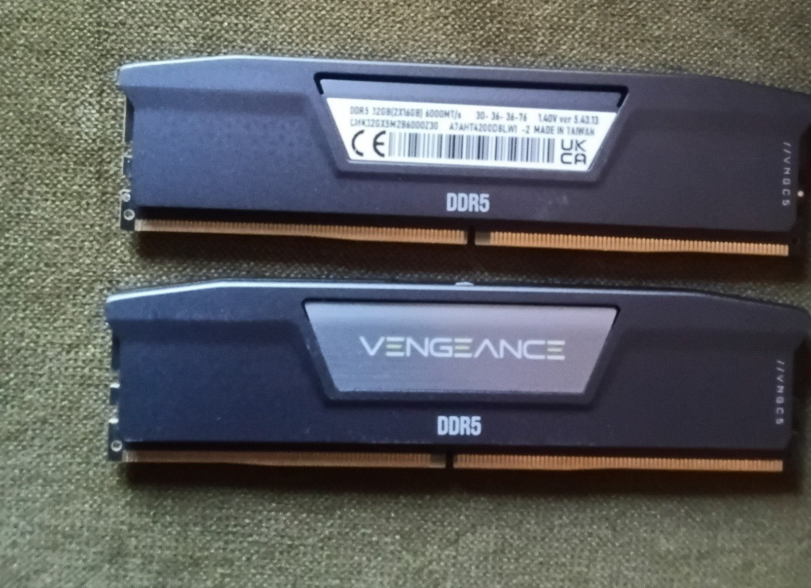 Corsair Vengeance 32gb(2x16) DDR5 6000MT/s CAS30, Computers en Software, RAM geheugen, Ophalen, 32 GB, Zo goed als nieuw, Desktop