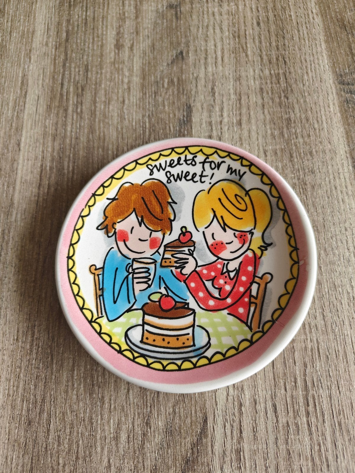 Blond Amsterdam Petit Four ⌀12cm, Nieuw, Ophalen of Verzenden, Bord(en), Modern