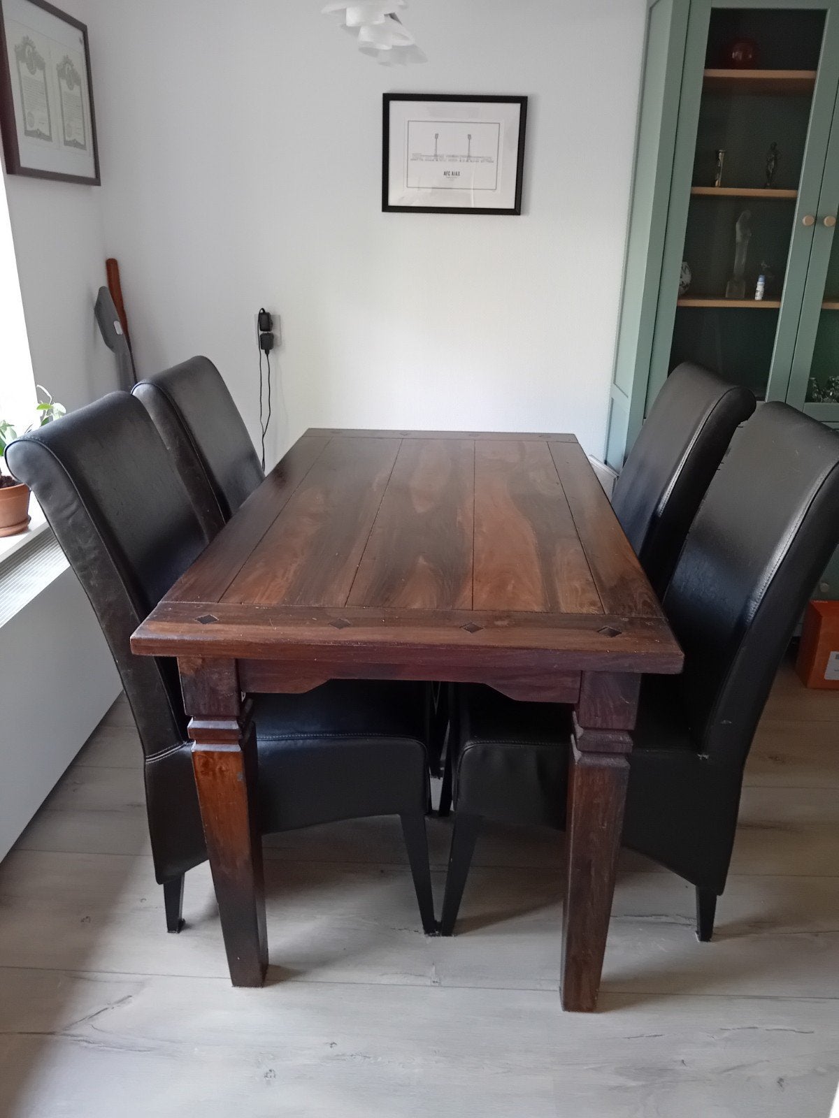 Eethoek kleine maat, Ophalen, Gebruikt, 4 tot 6 stoelen