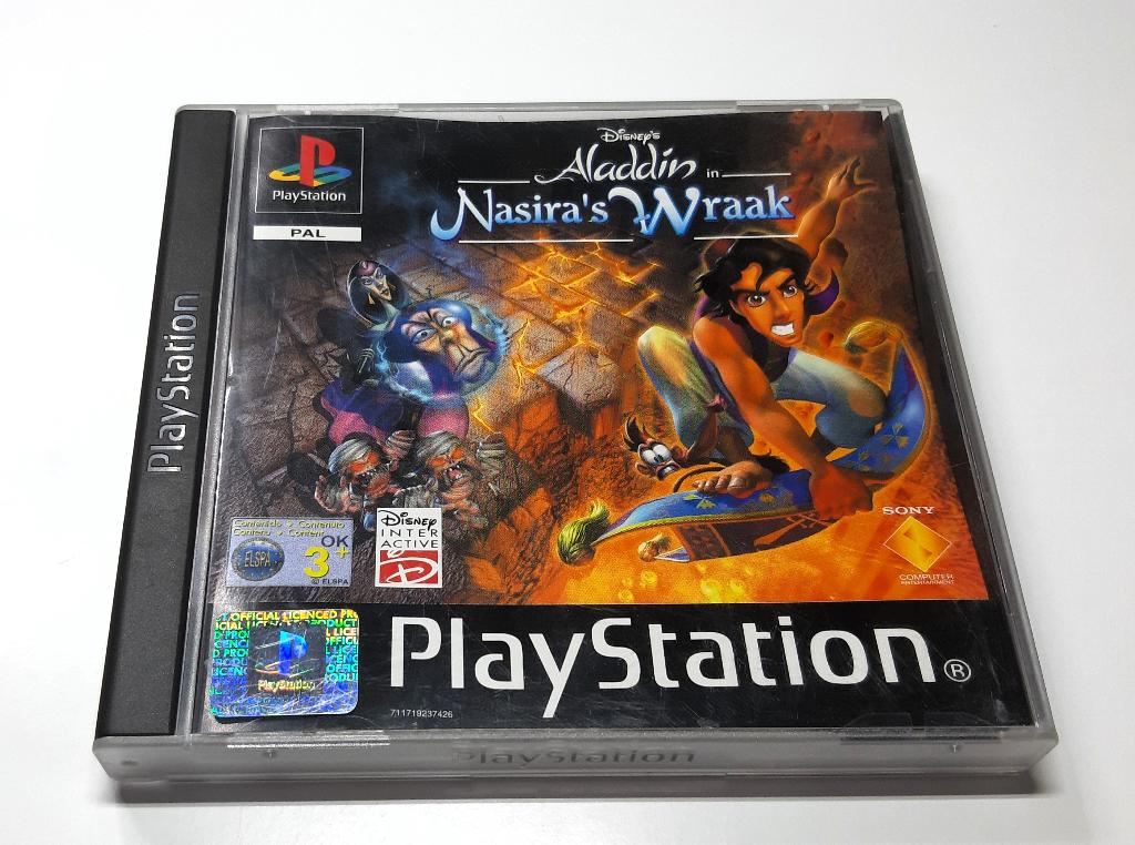 Aladdin Disneys In Nasiras Wraak PlayStation 1 Ps1, Spelcomputers en Games, Games | Sony PlayStation 1, Avontuur en Actie, Gebruikt