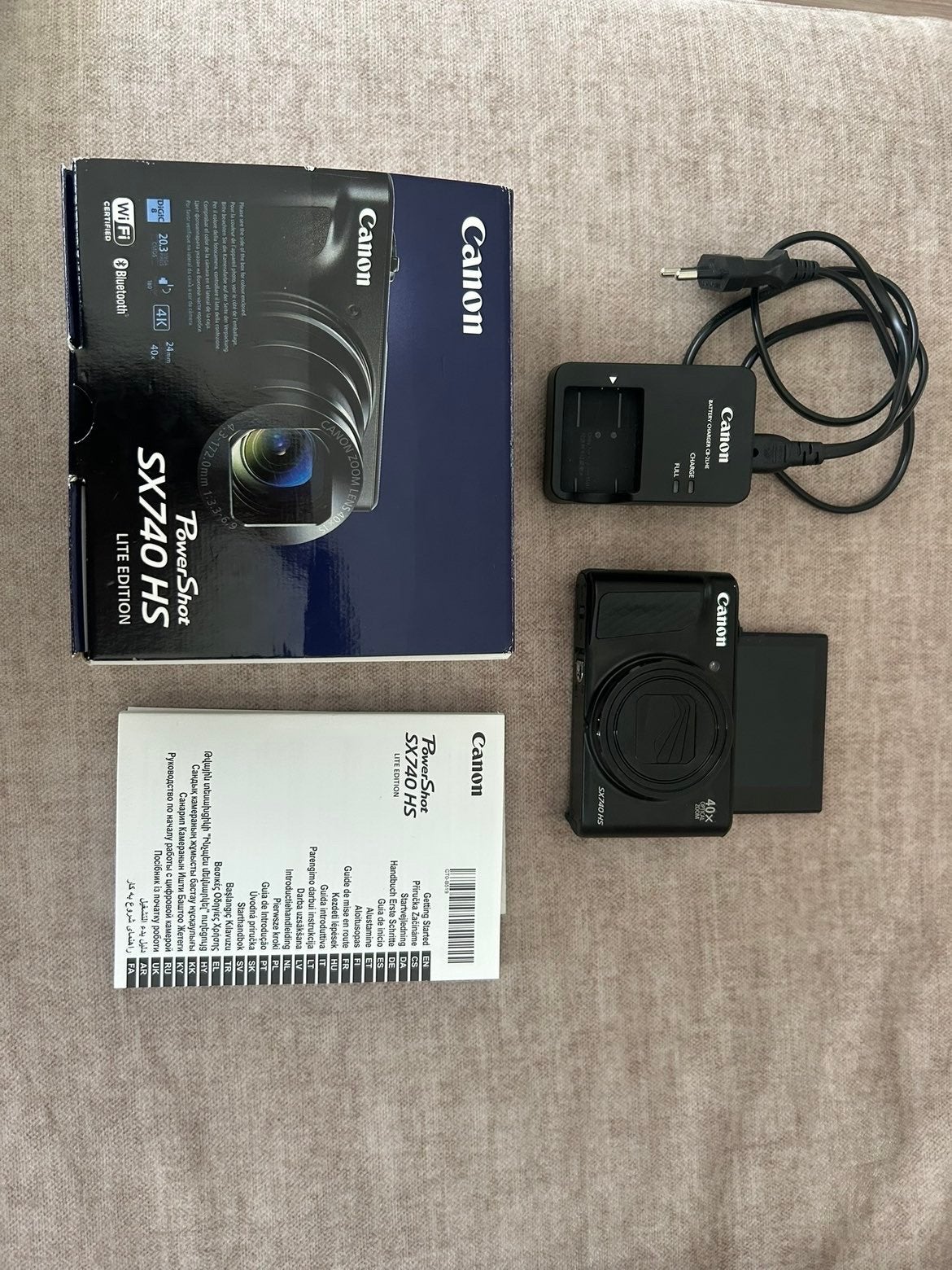 Canon PowerShot SX740 HS Digitale Camera - Zwart, Canon, Beeldstabilisatie, Ophalen of Verzenden, Zo goed als nieuw