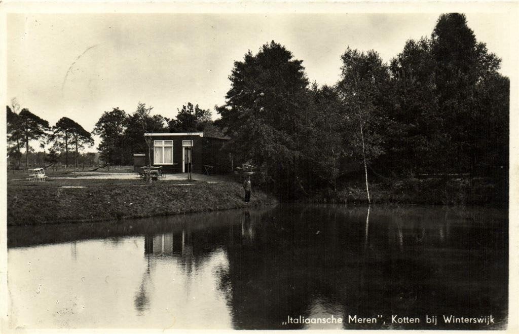 Italiaansche Meren, Kotten bij Winterswijk - 1947 gelopen, Ophalen of Verzenden, 1940 tot 1960, Gelopen, Gelderland