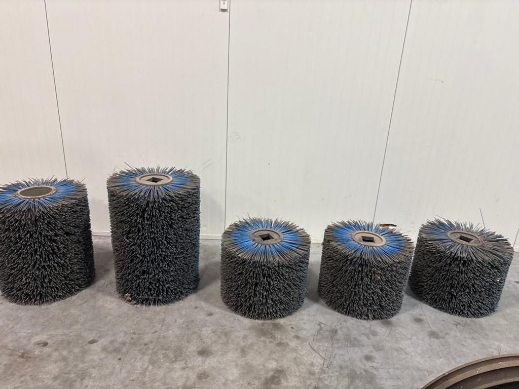 Set van 5 industriële borstels voor veegmachine, Tuin en Terras, Veegmachines, Ophalen, Gebruikt