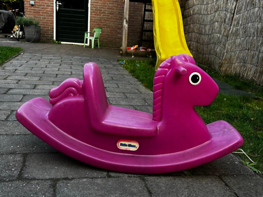 Little Tikes Schommelpaard Roze, Ophalen, Gebruikt, Jongen of Meisje