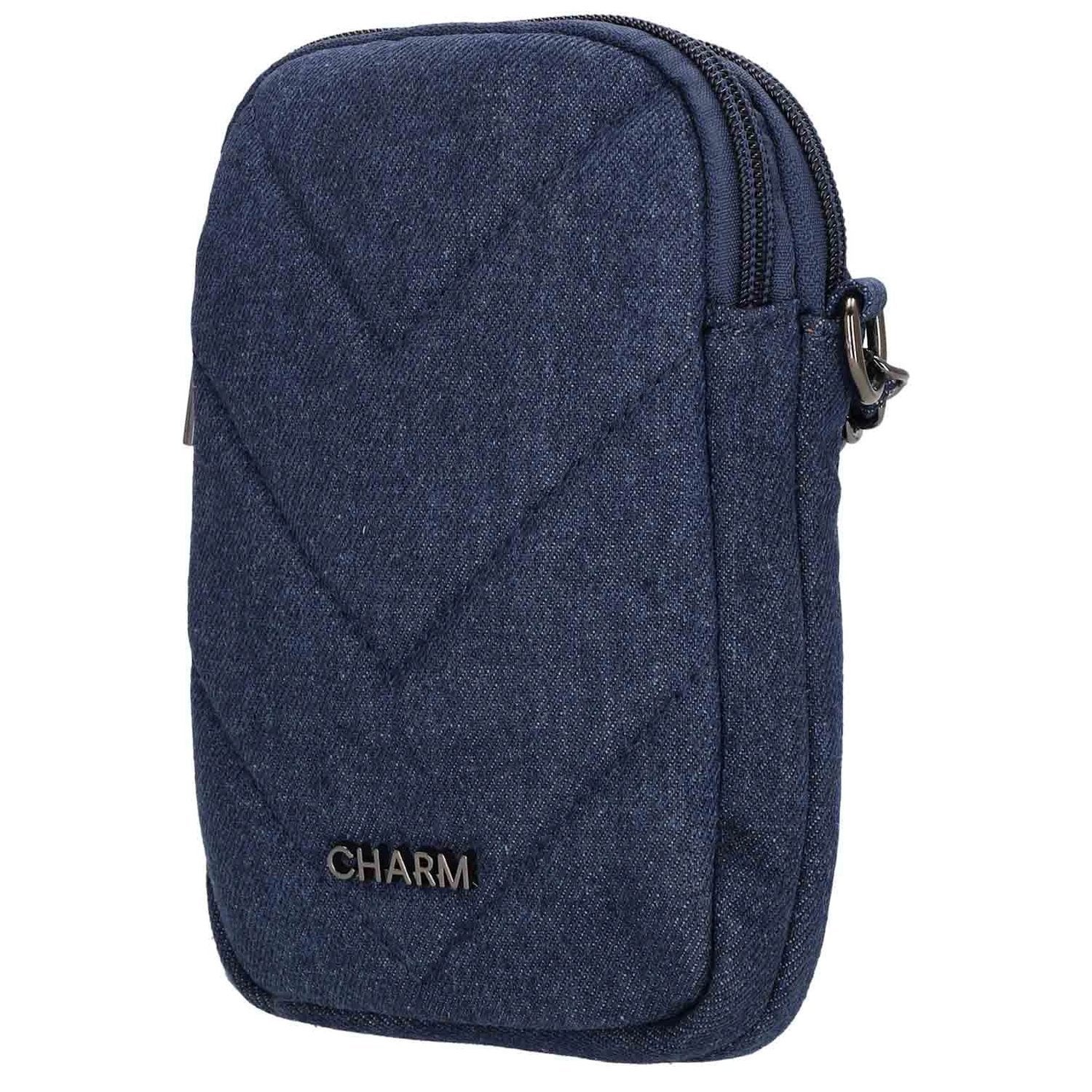 Charm London Hollywood Phonebag - Blauw, Ophalen of Verzenden, Nieuw, Blauw, Schoudertasje