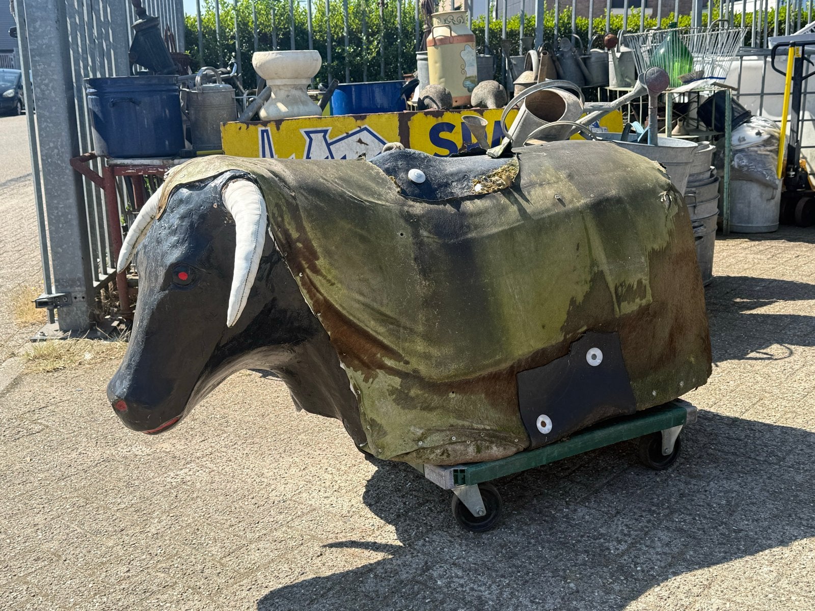 Bovenstel mechanische rodeostier, Ophalen, Gebruikt, X, X