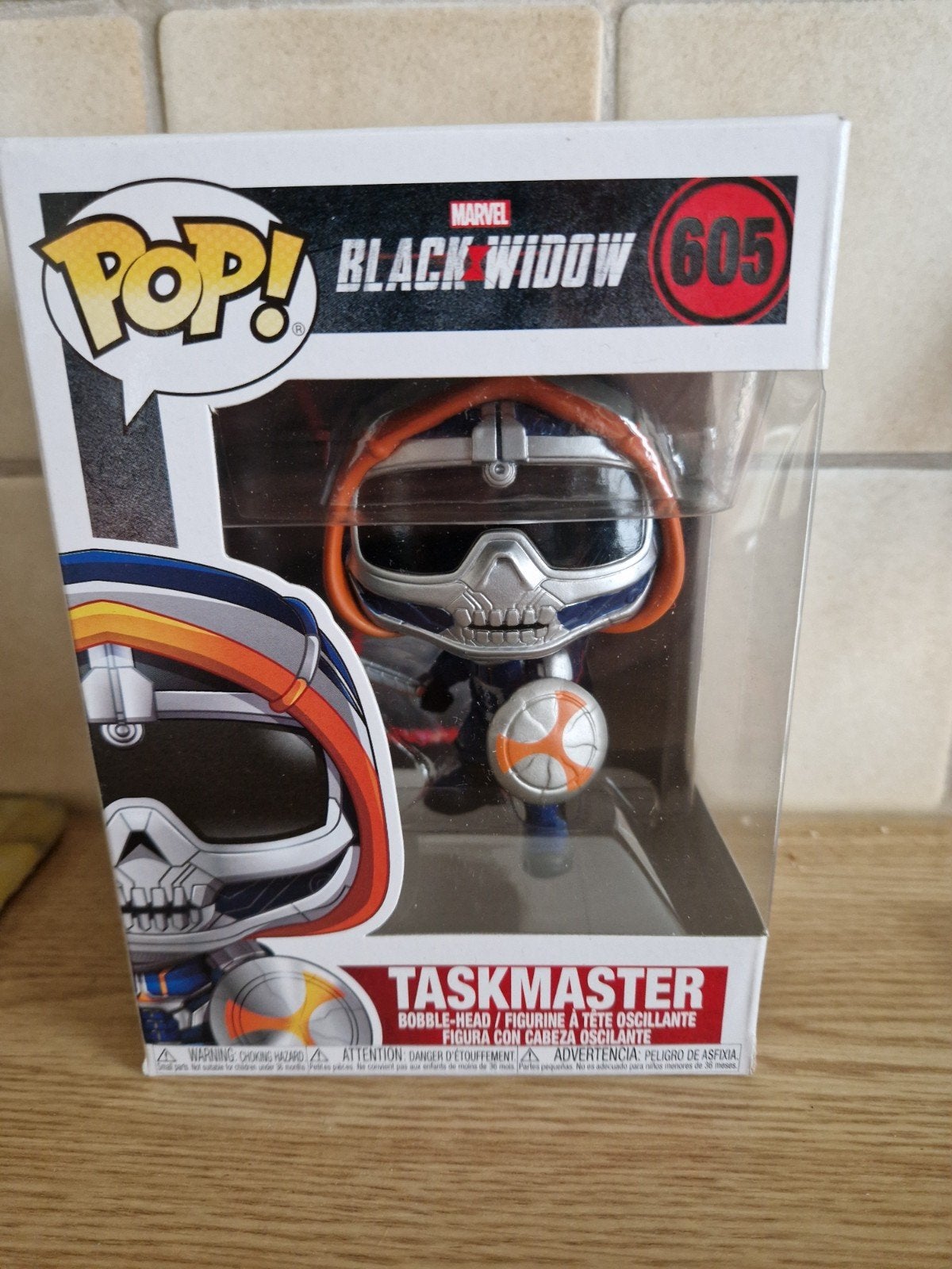 funko pop Taskmaster nr 605 black widow, Ophalen of Verzenden, Zo goed als nieuw