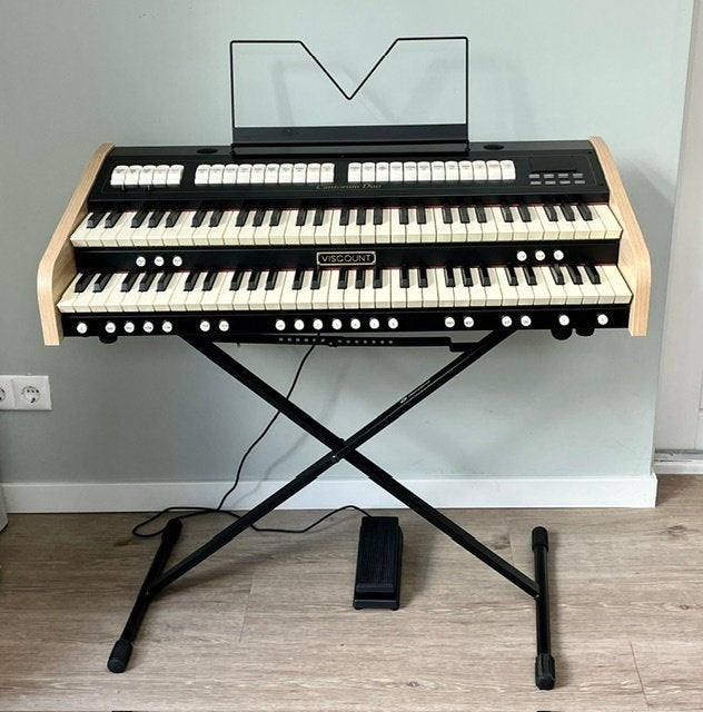 Te koop Viscount duo orgel (mogelijk met Yamaha speakers), Muziek en Instrumenten, Ophalen, Gebruikt, 2 klavieren, Orgel