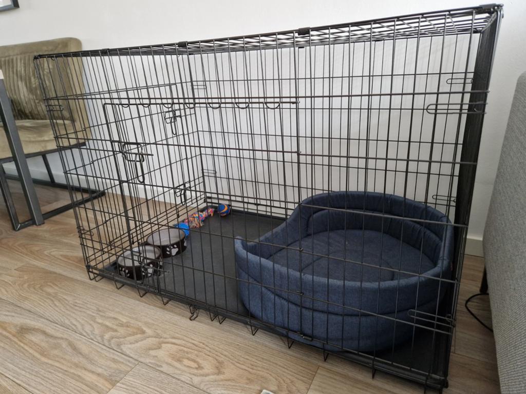 Te koop z.g.a.n. XXL bench, Dieren en Toebehoren, Hondenbenches, Ophalen