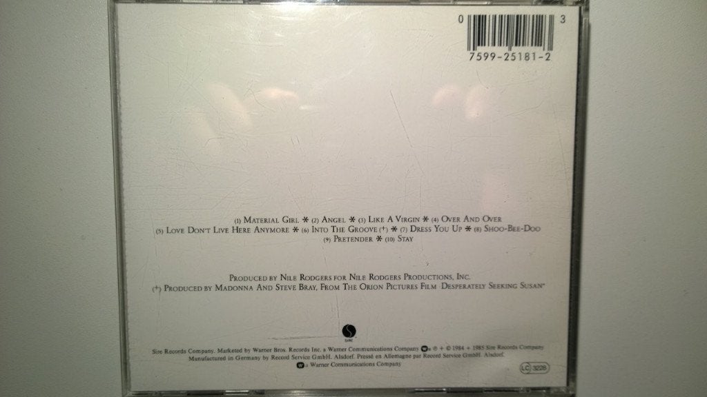 Madonna - Like A Virgin, Cd's en Dvd's, Ophalen of Verzenden, Zo goed als nieuw, Pop, Album
