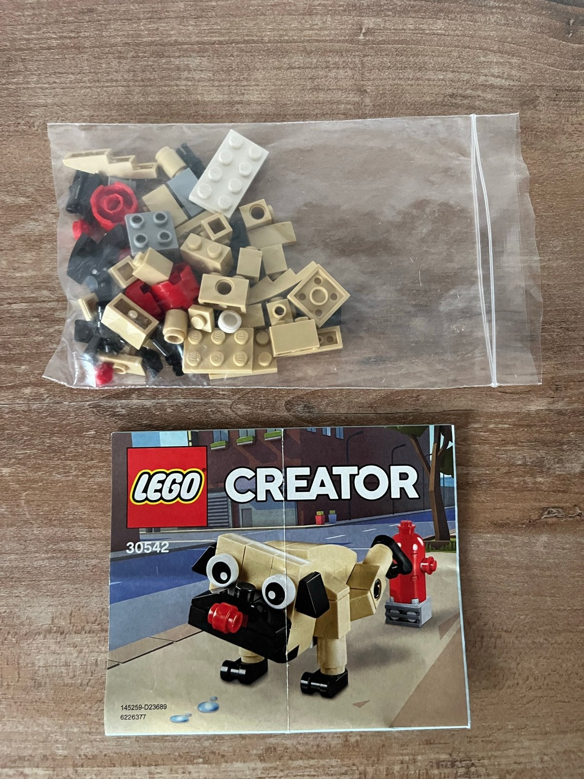 LEGO Creator 30542 Mopshond, Lego, Ophalen of Verzenden, Zo goed als nieuw, Compleet