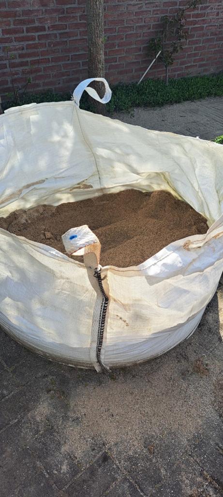 1/2 kuub brekerzand in big bag, Tuin en Terras, Ophalen
