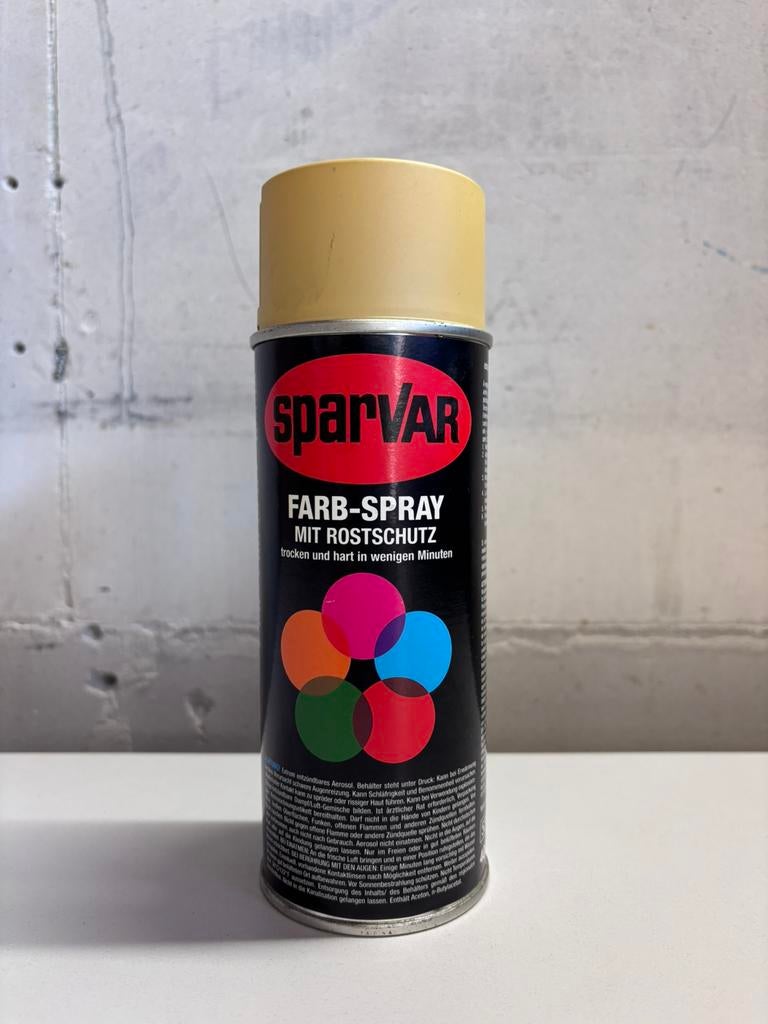 Spuitbus Sparvar Sandgelb graffiti, Verzenden, Nieuw, Overige typen