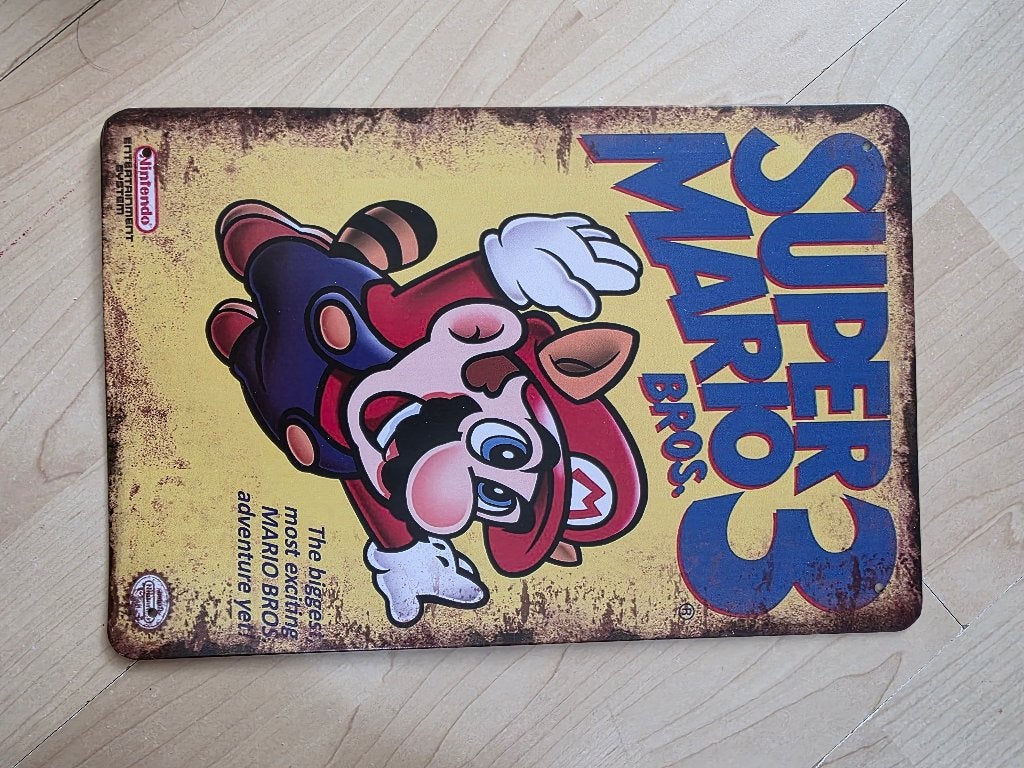 Muurdecoratie Game Sign, Verzenden, Overige merken, Zo goed als nieuw, PC