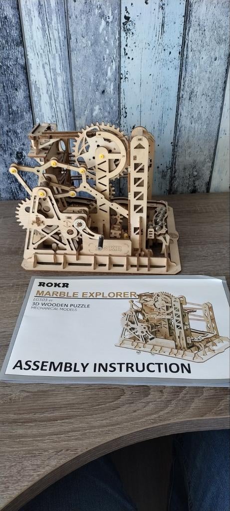 ROKR Marble Explorer 3D Houten Puzzel Knikkerbaan, Ophalen, Zo goed als nieuw, Overige merken